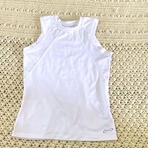Terry Bicycles sleeveless jersey Sz S white EUC